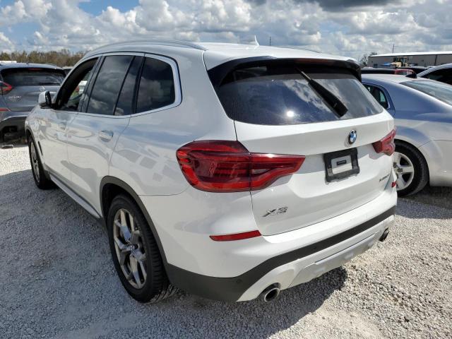 5UXTY3C02M9E41781 - 2021 BMW X3 SDRIVE3 WHITE photo 3