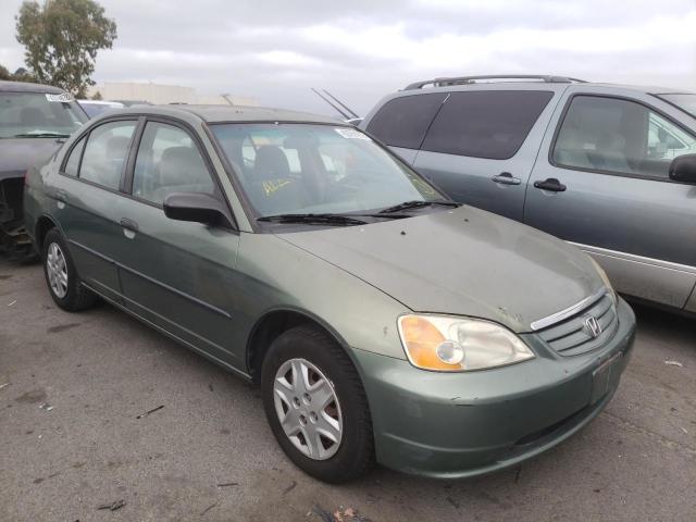 2HGES15143H536863 - 2003 HONDA CIVIC DX GREEN photo 1