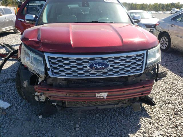 1FM5K8HT9GGB61344 - 2016 FORD EXPLORER P RED photo 9