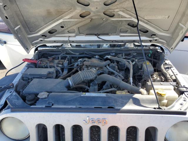 1J4AA2D11AL103745 - 2010 JEEP WRANGLER S SILVER photo 7