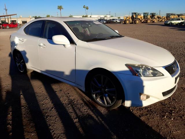 JTHBK262785055999 - 2008 LEXUS IS 250 WHITE photo 1