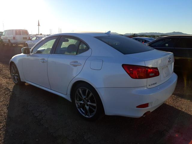 JTHBK262785055999 - 2008 LEXUS IS 250 WHITE photo 3