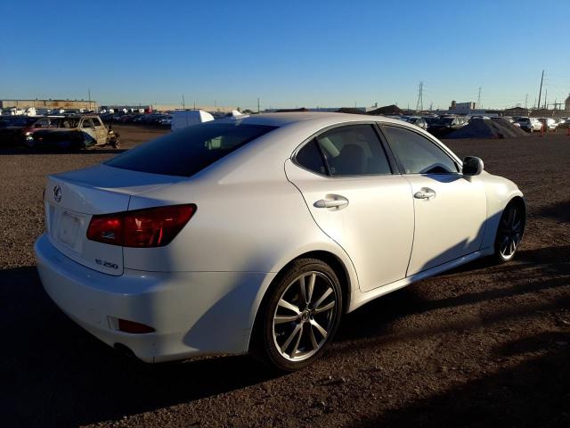 JTHBK262785055999 - 2008 LEXUS IS 250 WHITE photo 4