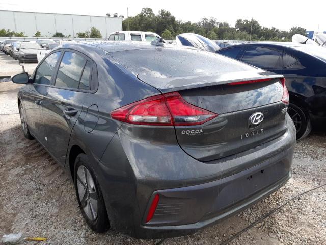 KMHC65LC9NU285193 - 2022 HYUNDAI IONIQ BLUE GRAY photo 3