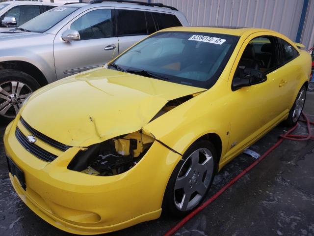 1G1AP15P077375716 - 2007 CHEVROLET COBALT SS YELLOW photo 2