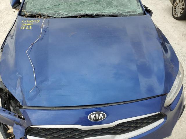 3KPF24AD0KE049593 - 2019 KIA FORTE FE BLUE photo 7