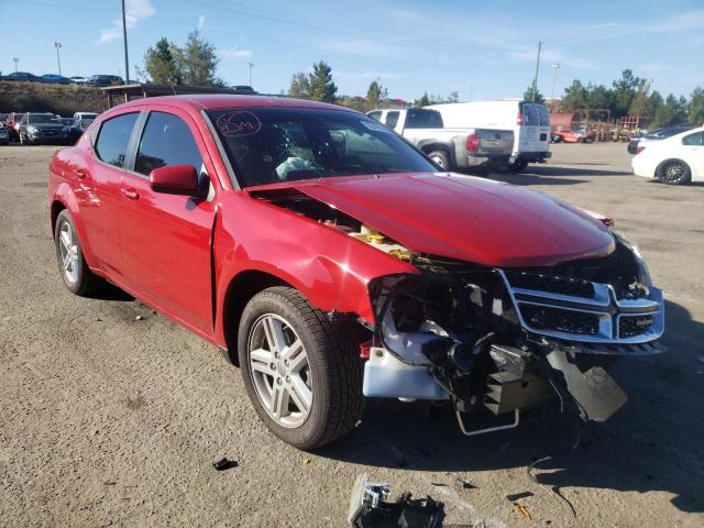 1B3BD1FB7BN536723 - 2011 DODGE AVENGER MA RED photo 1