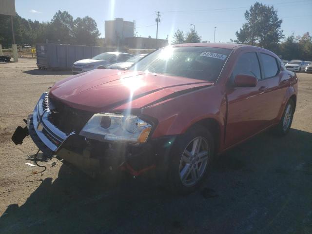 1B3BD1FB7BN536723 - 2011 DODGE AVENGER MA RED photo 2