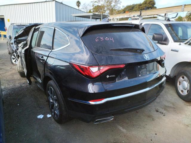 5J8YE1H43NL006304 - 2022 ACURA MDX TECHNO 黑色 照片 3