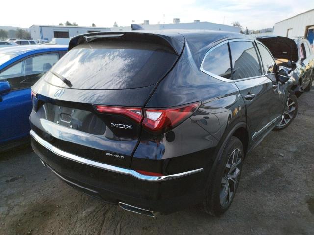 5J8YE1H43NL006304 - 2022 ACURA MDX TECHNO 黑色 照片 4