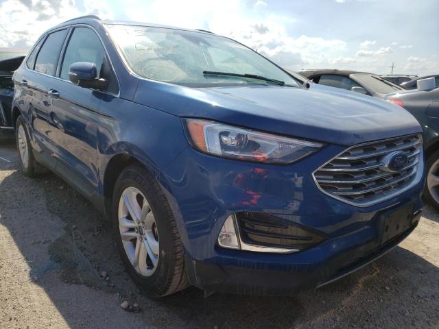 2FMPK4J91LBA29888 - 2020 FORD EDGE SEL BLUE photo 1