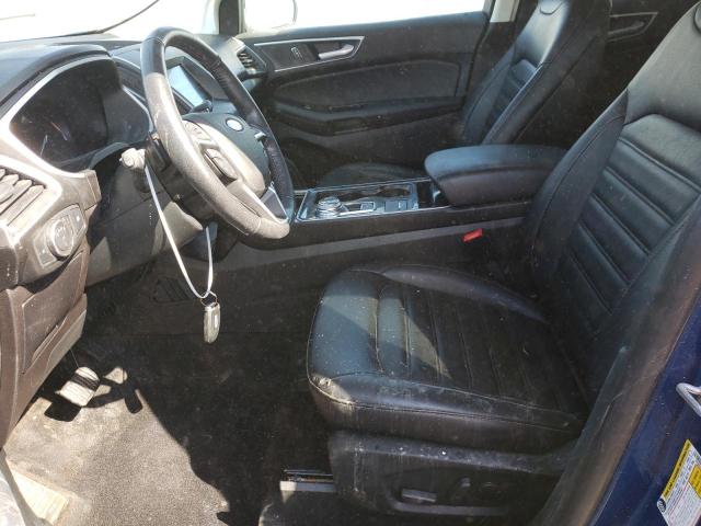 2FMPK4J91LBA29888 - 2020 FORD EDGE SEL BLUE photo 5