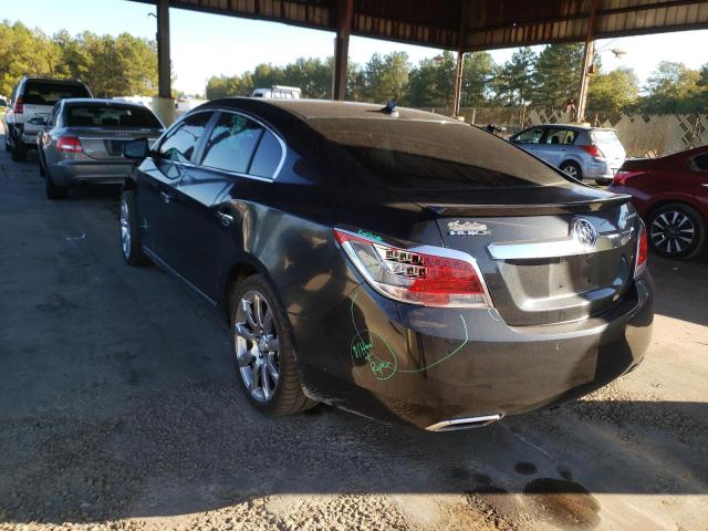 1G4GJ5E32CF159868 - 2012 BUICK LACROSSE T GRAY photo 3