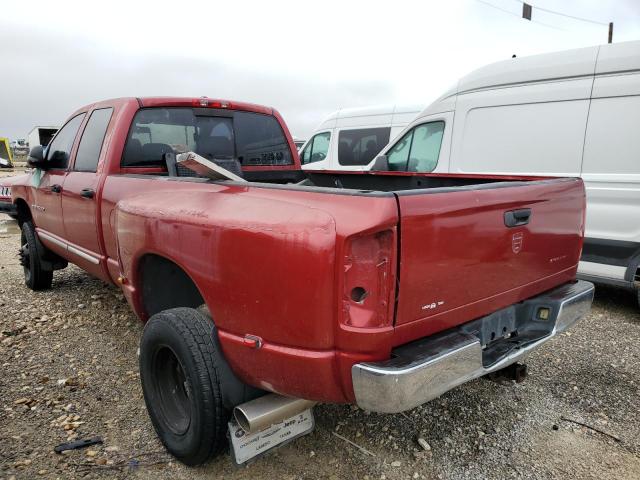 3D7MX48C66G275420 - 2006 DODGE RAM 3500 S RED photo 3