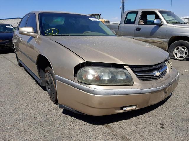 2G1WF55E259280035 - 2005 CHEVROLET IMPALA GOLD photo 1