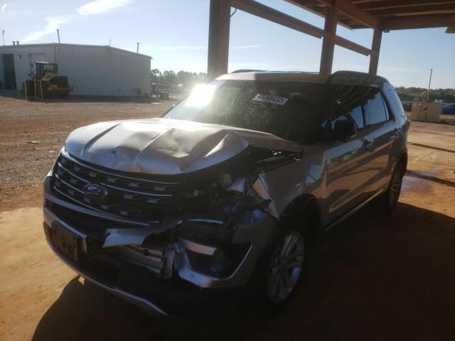 1FM5K7D83GGB39044 - 2016 FORD EXPLORER X SILVER photo 2