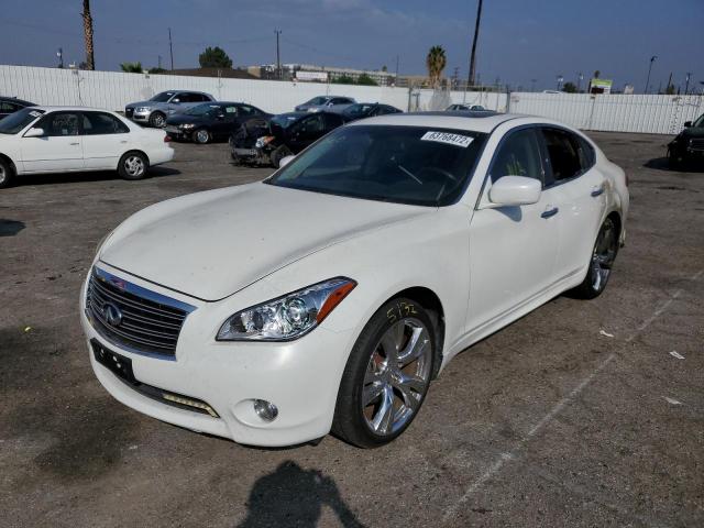 JN1BY1AP8CM333677 - 2012 INFINITI M37 WHITE photo 2