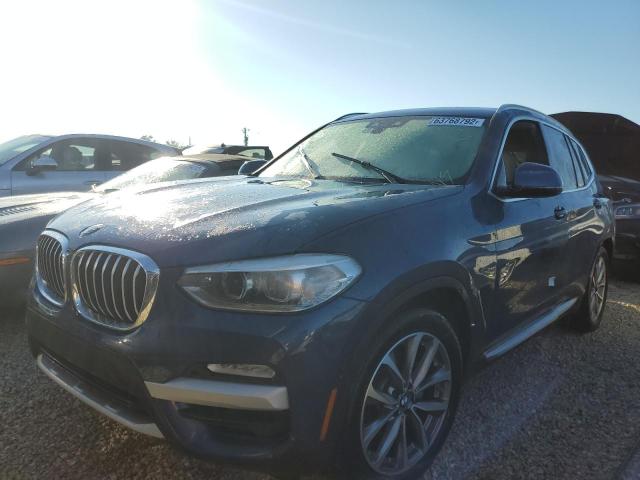 5UXTR7C58KLF37737 - 2019 BMW X3 SDRIVE3 Bleu photo 2