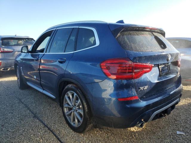 5UXTR7C58KLF37737 - 2019 BMW X3 SDRIVE3 BLUE photo 3