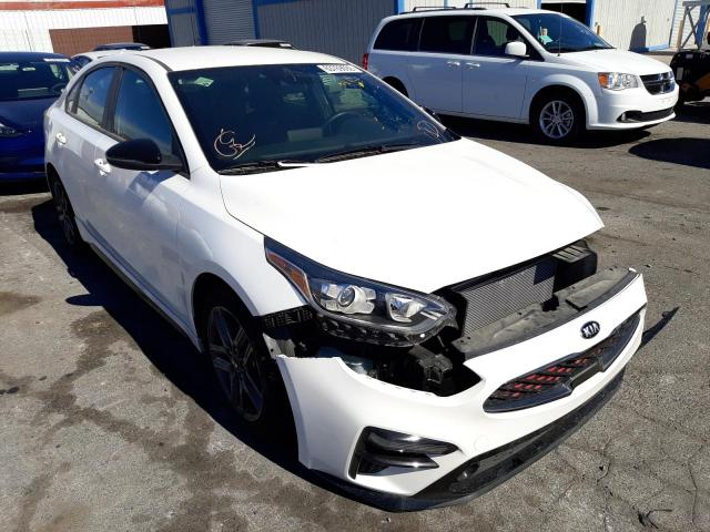 3KPF34AD7ME322397 - 2021 KIA FORTE GT L WHITE photo 1