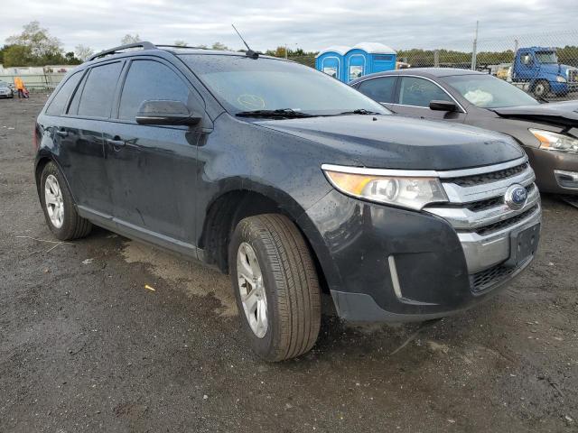 2FMDK4JC8DBB55892 - 2013 FORD EDGE SEL BLACK photo 1