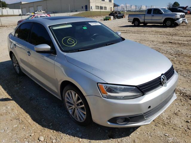 3VWL17AJ3EM396548 - 2014 VOLKSWAGEN JETTA SEL SILVER photo 1