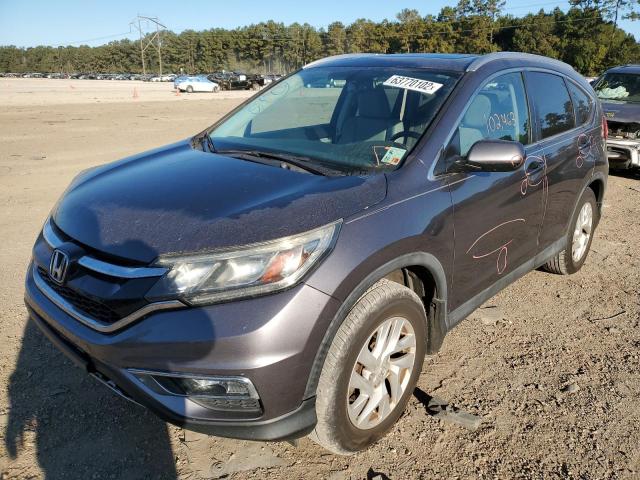 2HKRM3H78FH540271 - 2015 HONDA CR-V EXL GRAY photo 2