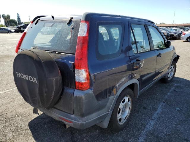 JHLRD68536C011664 - 2006 HONDA CR-V BLUE photo 4