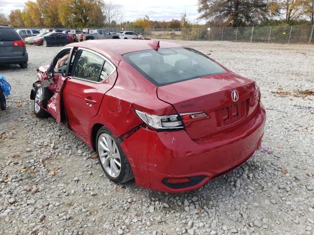 19UDE2F32HA003571 - 2017 ACURA ILX BASE W Qırmızı foto 3