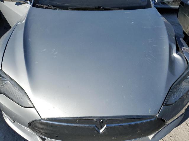 5YJSA1E21FF118610 - 2015 TESLA MODEL S Արծաթագույն լուսանկար 7