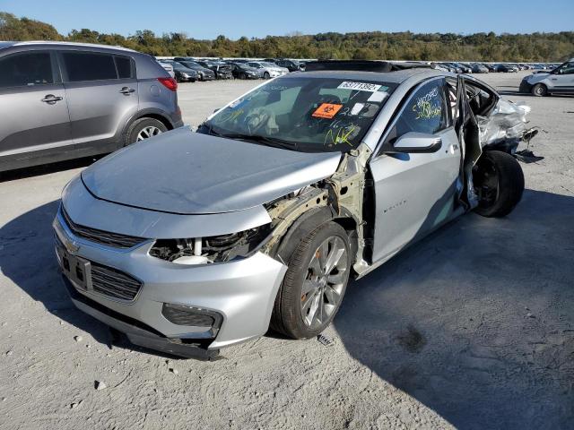 1G1ZH5SXXGF347049 - 2016 CHEVROLET MALIBU PRE SILVER photo 2