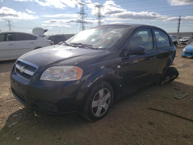 KL1TD56618B195480 - 2008 CHEVROLET AVEO BASE BLACK photo 2