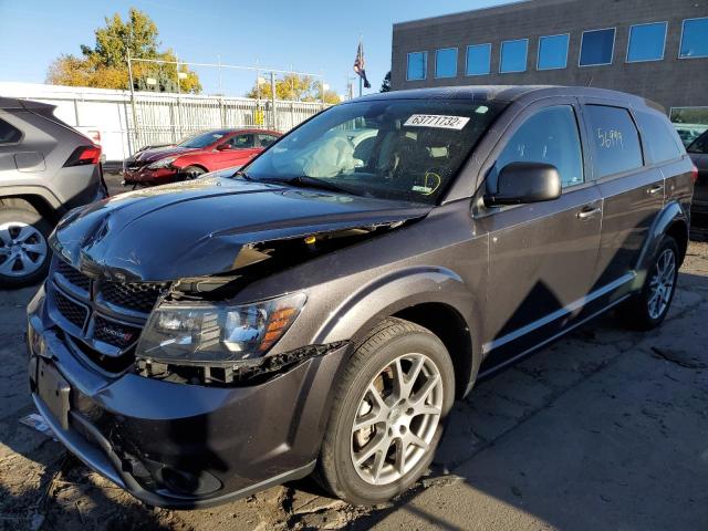 3C4PDDEG0KT779647 - 2019 DODGE JOURNEY GT CHARCOAL photo 2