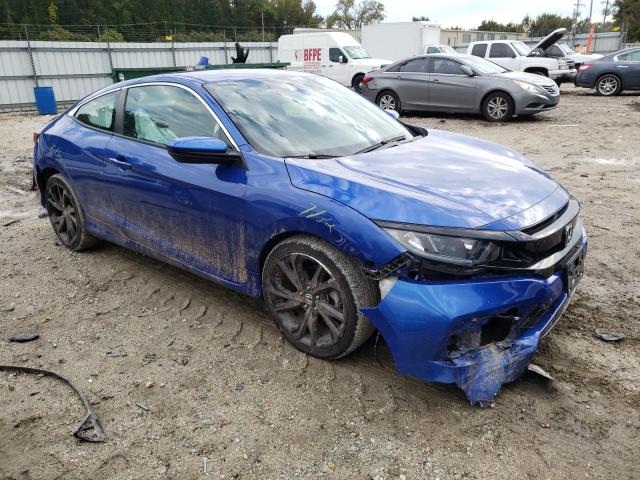 2HGFC4B83LH302718 - 2020 HONDA CIVIC SPOR BLUE photo 1