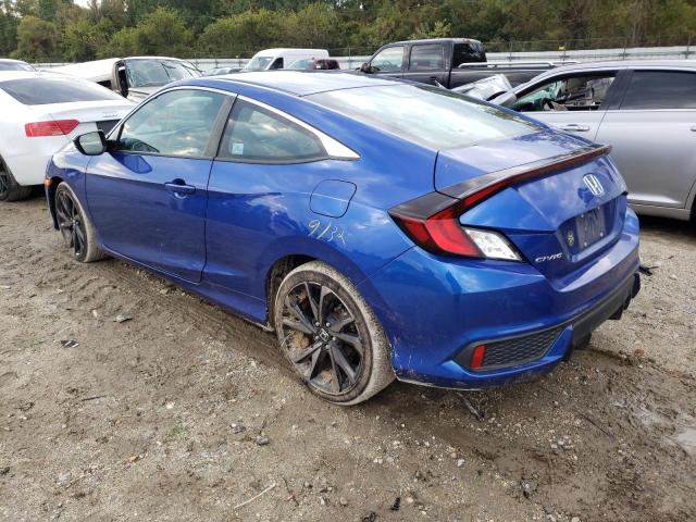 2HGFC4B83LH302718 - 2020 HONDA CIVIC SPOR BLUE photo 3
