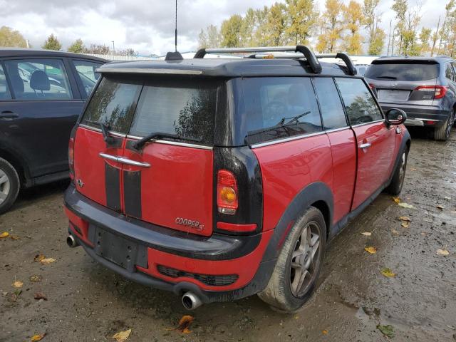 WMWMM33589TP93202 - 2009 MINI COOPER S C RED photo 4