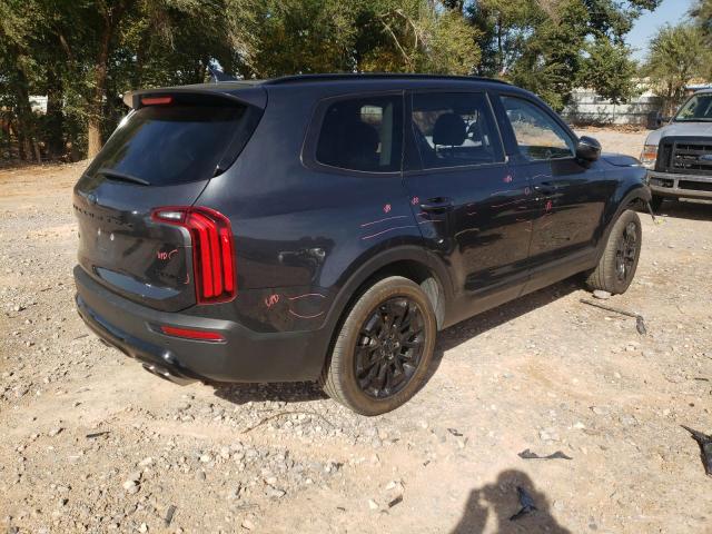 5XYP3DHC3MG133167 - 2021 KIA TELLURIDE BLACK photo 4