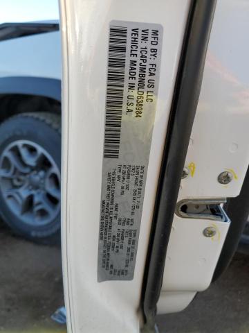 1C4PJMBN0LD638984 - 2020 JEEP CHEROKEE T WHITE photo 10