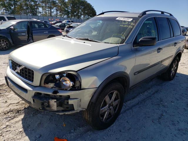 YV1CZ59H641098003 - 2004 VOLVO XC90 GREEN photo 2