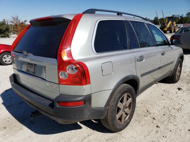 YV1CZ59H641098003 - 2004 VOLVO XC90 GREEN photo 4