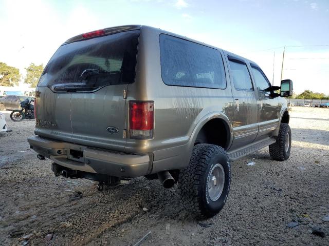 1FMSU43FX3EA06329 - 2003 FORD EXCURSION TAN photo 4