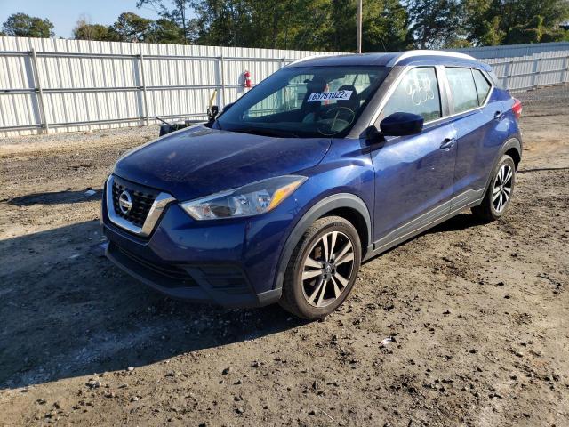 3N1CP5CU4KL545695 - 2019 NISSAN KICKS S BLUE photo 2