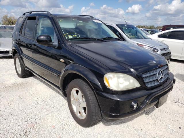 4JGAB72E31A267110 - 2001 MERCEDES-BENZ ML 430 BLACK photo 1