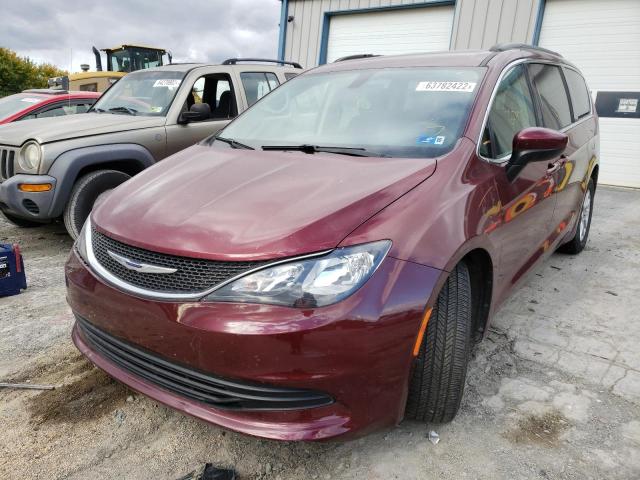 2C4RC1DG3LR156930 - 2020 CHRYSLER VOYAGER LX MAROON photo 2