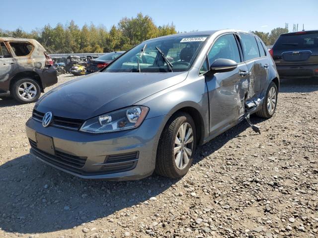 3VW2A7AU9FM021366 - 2015 VOLKSWAGEN GOLF TDI GRAY photo 2