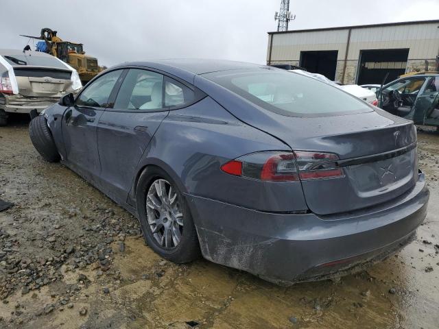 5YJSA1E58NF465179 - 2022 TESLA MODEL S Մոխրագույն լուսանկար 3