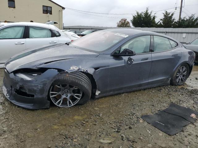 5YJSA1E58NF465179 - 2022 TESLA MODEL S Մոխրագույն լուսանկար 9
