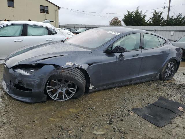 5YJSA1E58NF465179 - 2022 TESLA MODEL S GRAY photo 9