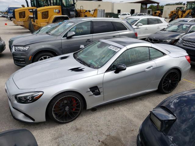 WDDJK7EA8HF045839 - 2017 MERCEDES-BENZ SL 63 AMG SILVER photo 9