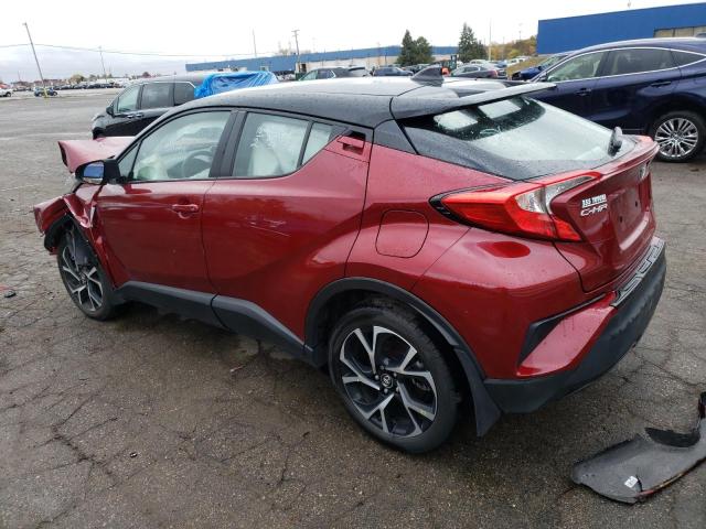 NMTKHMBX7KR094170 - 2019 TOYOTA C-HR XLE RED photo 2